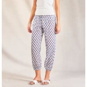 M.A.B.E Derby Bessie Print Pj Bottoms navy blue large